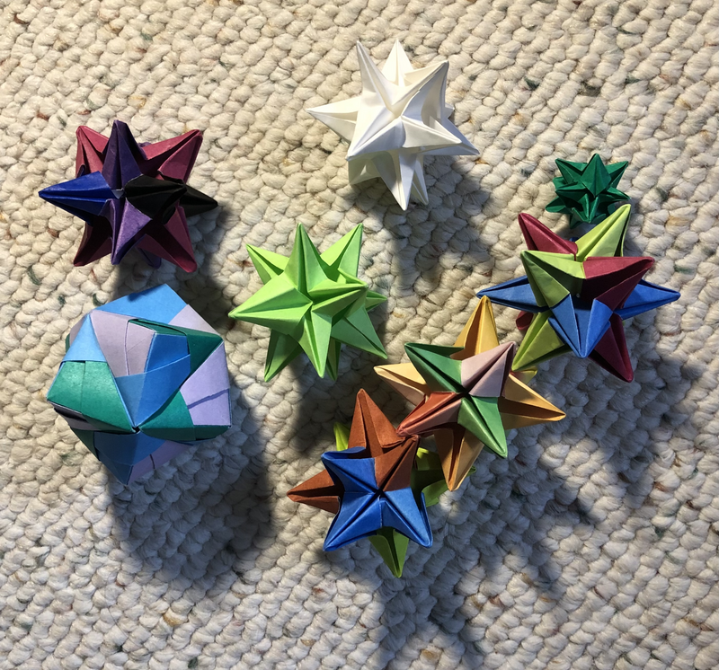 Sonobe Balls and Stellated Octohedrons
