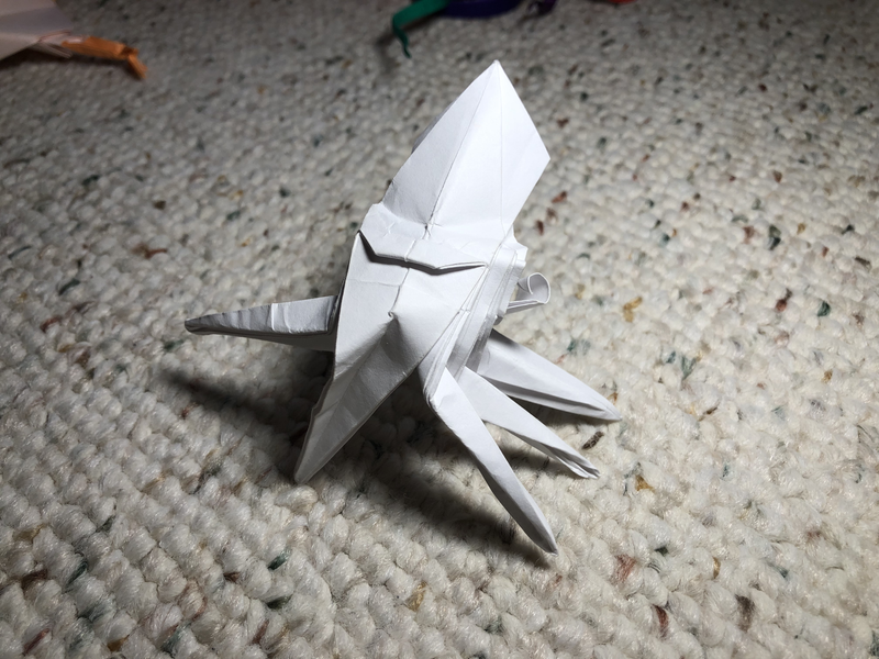 Albert Tran's Septopus. I don't think I was the one who folded this. Maybe Albert folded it and snuck it into my archives?